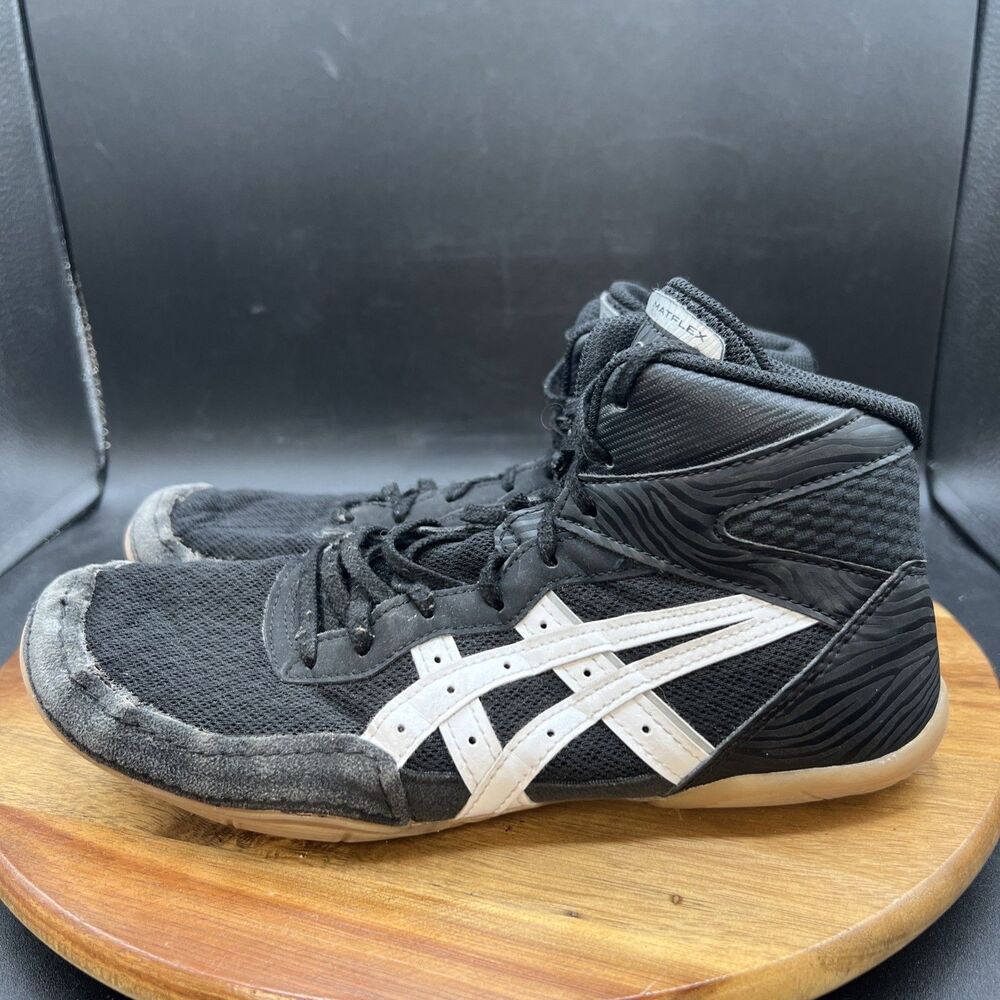 Asics Matflex 7 Men's Size 7.5 Black Gum Wrestling Shoes Sneakers 1081A051